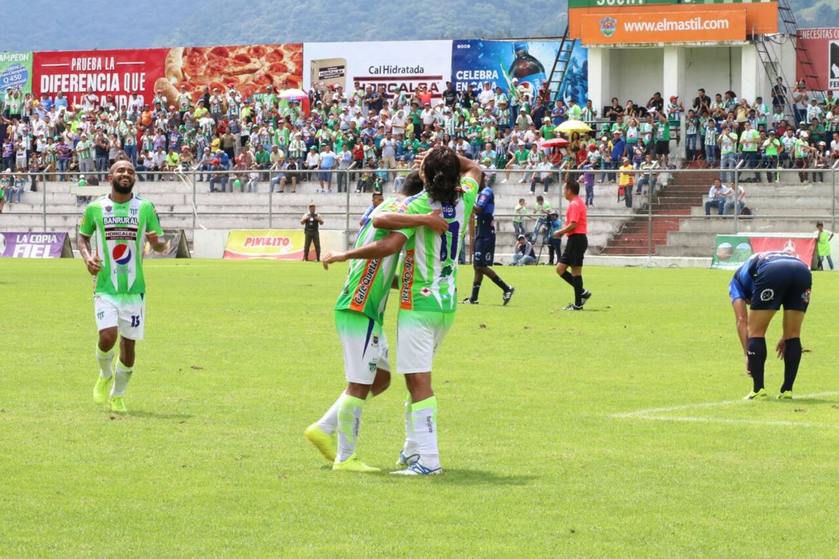 Agustín Herrera fue pieza clave en la victoria de Antigua GFC contra Suchitepéquez. (Foto Prensa Libre: Renato Melgar)