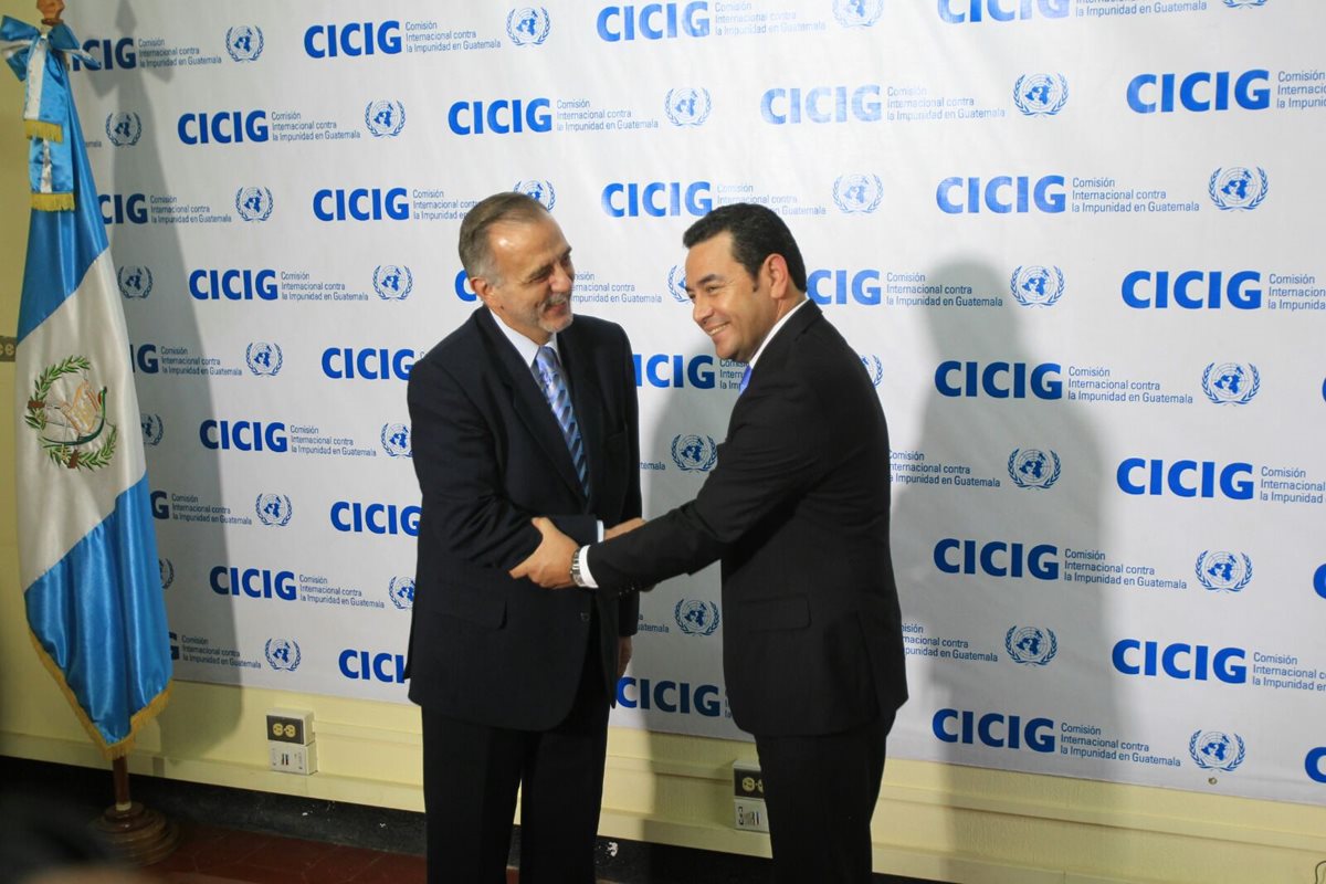 Departamento de Estado mostró su confianza en que Morales trabaje junto a la ciudadanía. (Foto Prensa Libre: E. García) 