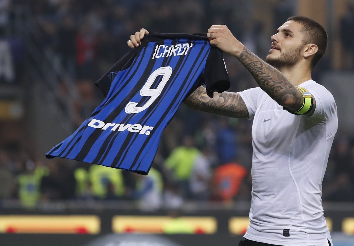 Icardi marcó el gol del triunfo desde el punto de penalti. (Foto Prensa Libre: AP)