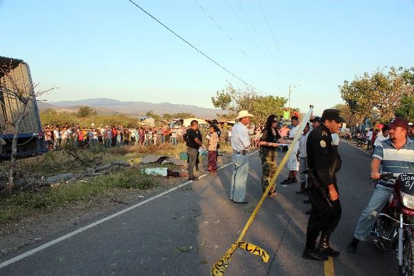 accidente  dejó  a  cinco personas muertas.