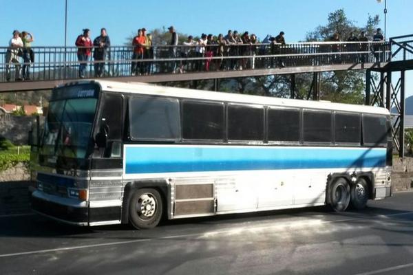 El ataque se registró en el interior de un bus que viajaba de la capital hacia la frontera con México. (Foto Prensa Libre: Carlos Paredes)