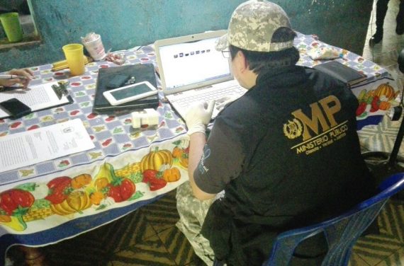 La Unidad contra la Pornografía Infantil detectó el origen del material que compartía Heber Machan. Foto Prensa Libre: MP