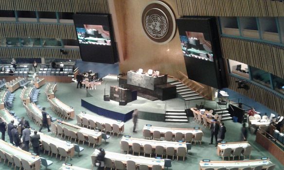 El presidente Jimmy Morales abrirá la ronda de oradores en la Sesión Especial de la ONU. (Foto Prensa Libre: Cortesía AGN)