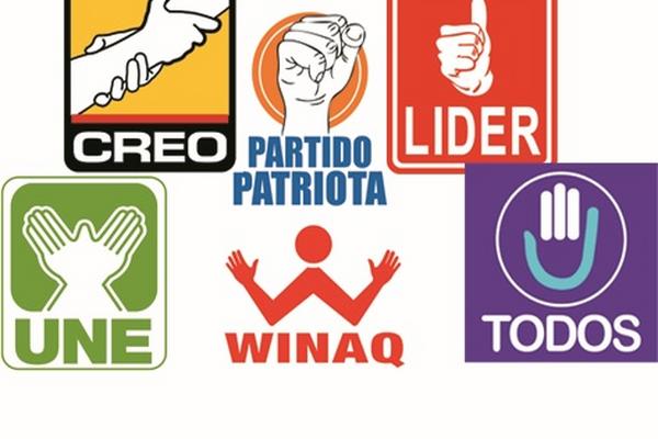 Varios partidos políticos guatemaltecos que emplean manos en sus logotipos han ganado las elecciones presidenciales (Foto Prensa Libre: Archivo).