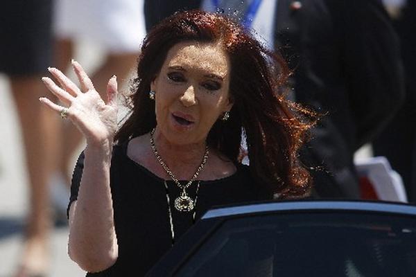 Cristina Fernández, presidenta de Argentina. (Foto Prensa Libre: EFE)
