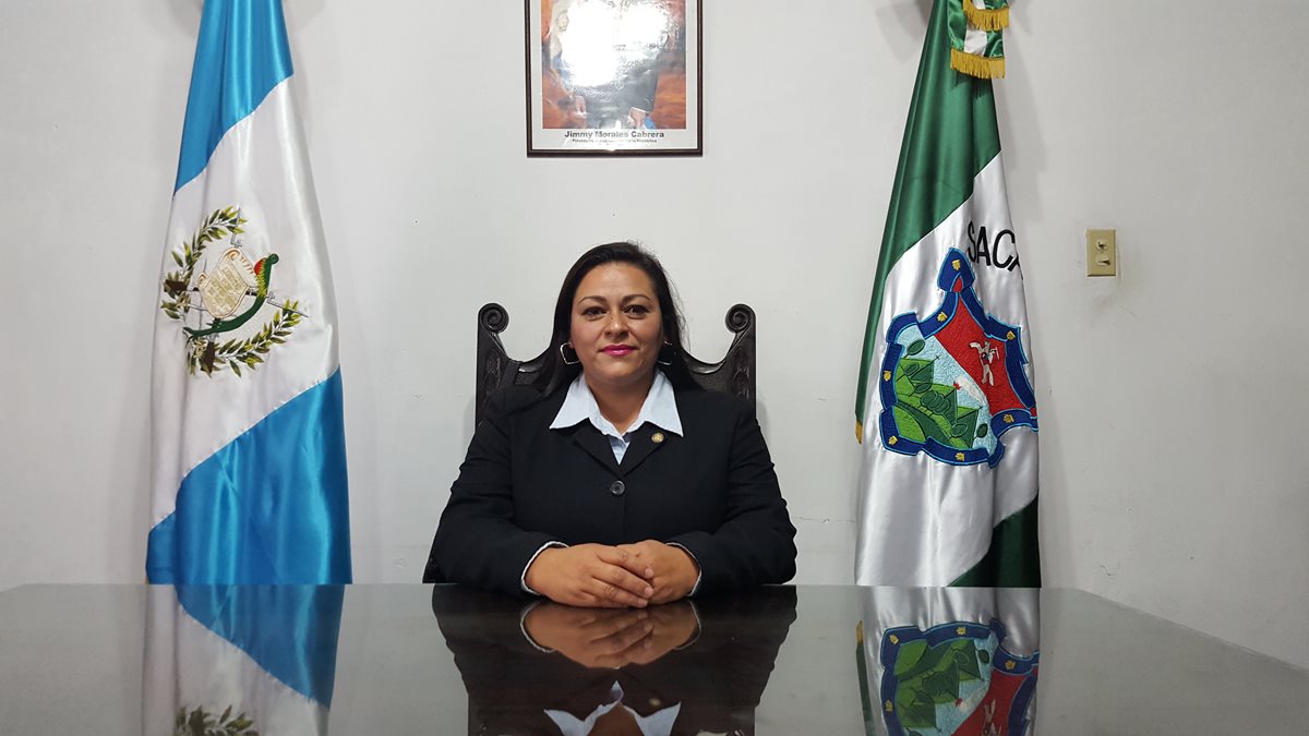 María Andrea Gaytán Vielman asume este jueves el cargo de gobernadora de Sacatepéquez. (Foto Prensa Libre: Julio Sicán)