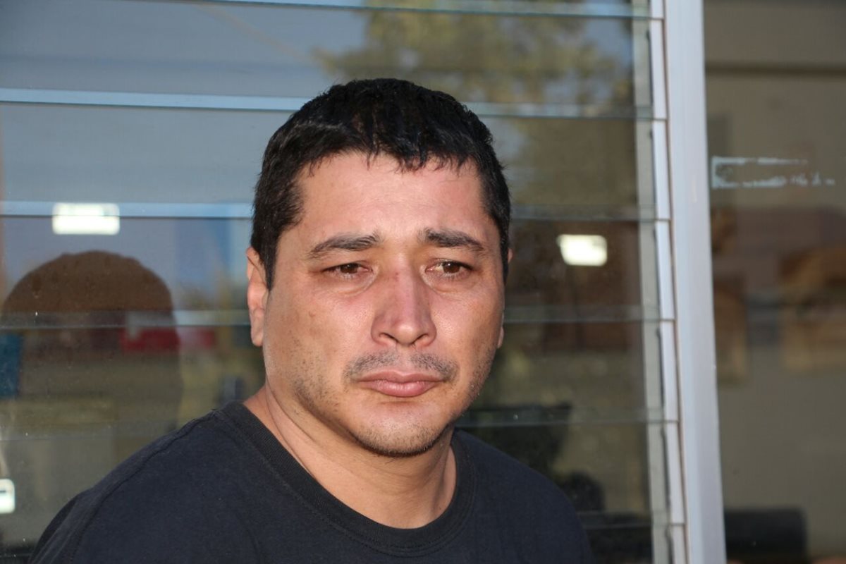Edgar Oswaldo Gaitán Hernández fue capturado esta mañana, sindicado de asesinato. (Foto Prensa Libre: PNC)