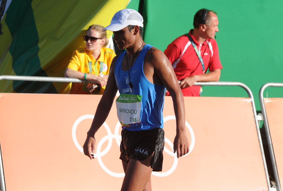 Barrondo tuvo una participación discreta en los Juegos Olímpicos 2016. (Foto Prensa Libre: Hemeroteca PL)