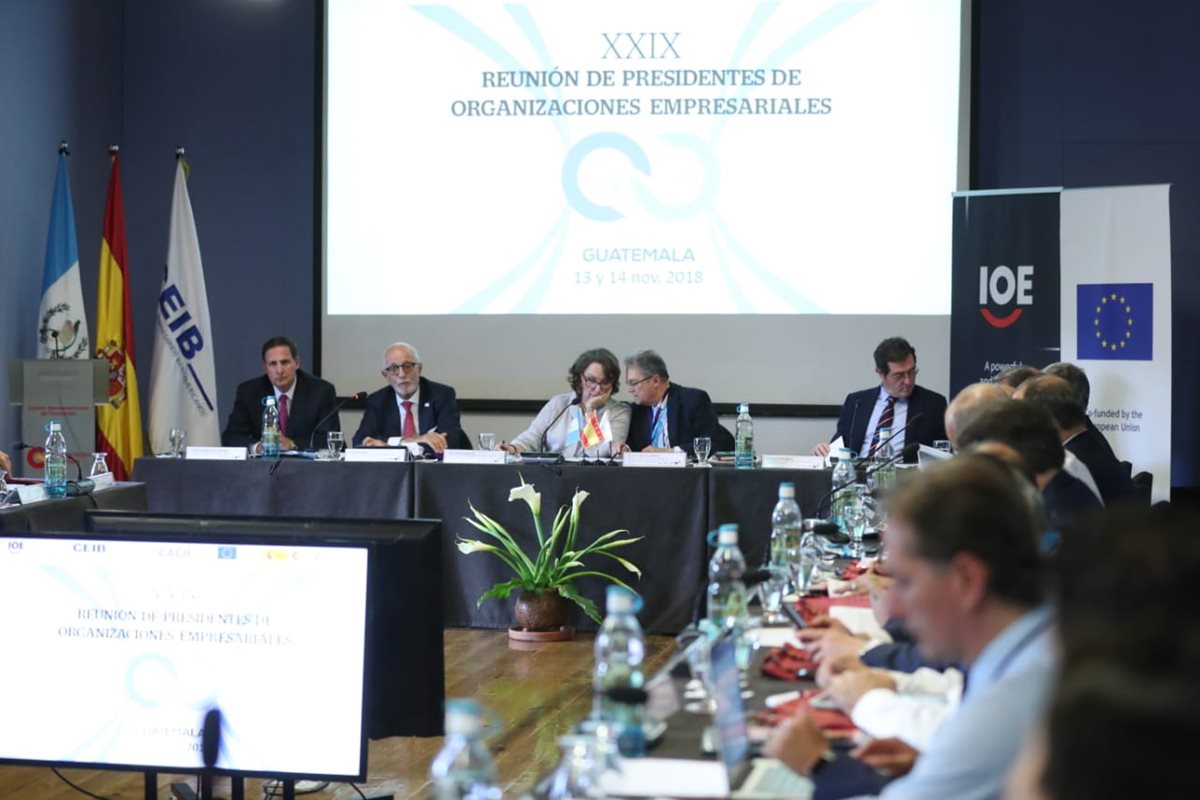La XXIX reunión de presidentes de Organizaciones Empresariales se efectúa 13 y 14 de noviembre en Antigua Guatemala. (Foto, Prensa Libre: Esbin García).