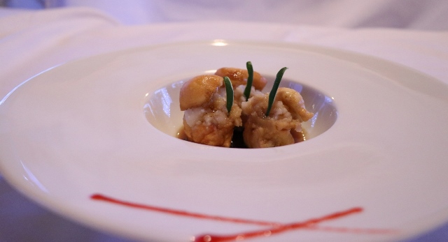 Buñuelos rellenos de manjar de elote. (Foto Prensa Libre: María José Longo)