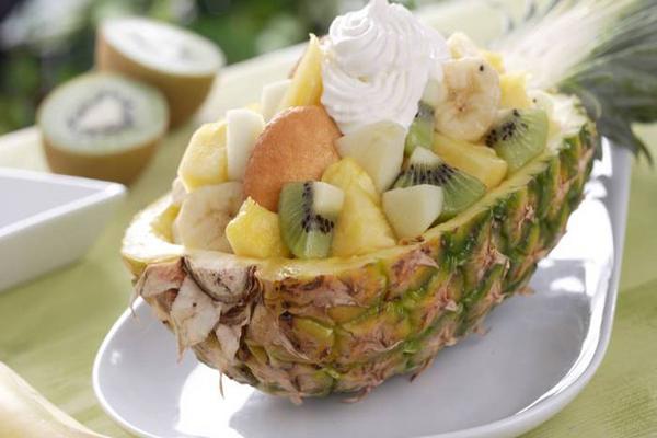 Para esta receta se puede utilizar la combinación de frutas favoritas