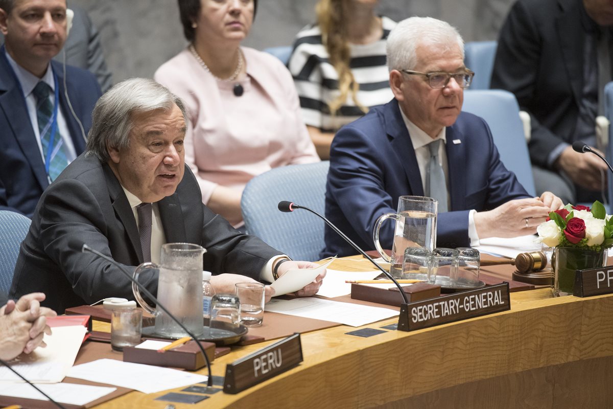 António Guterres asegura que la corrupción existe en países desarrollados y en vías de desarrollo. (Foto Prensa Libre: EFE)