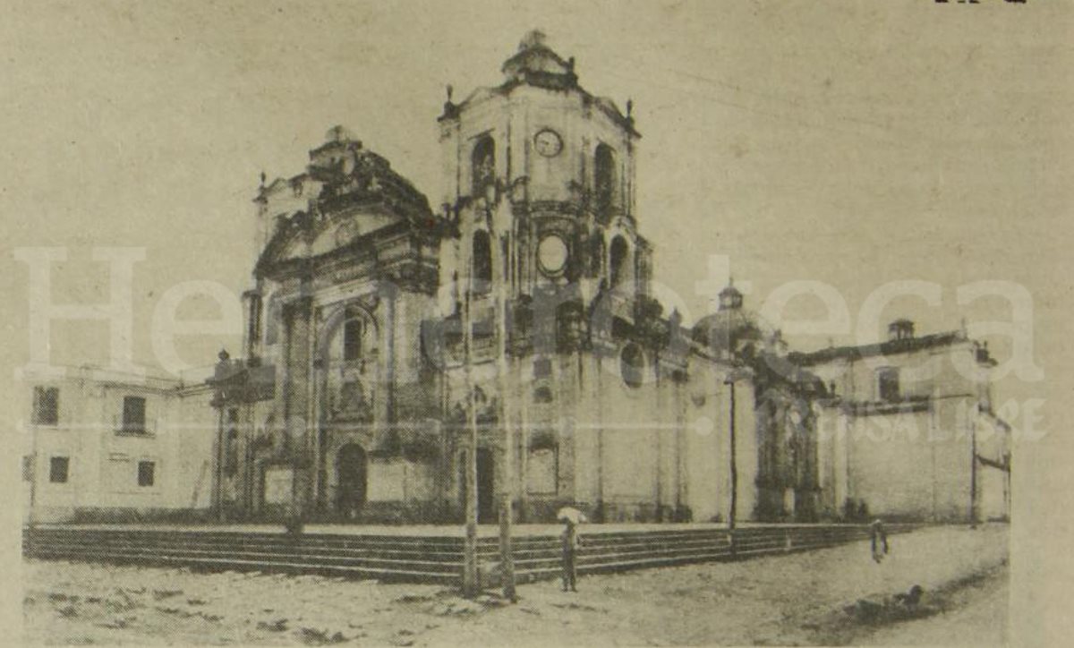 Aspecto original de la Iglesia La Merced, fotografía anterior a 1917. (Foto: Hemeroteca PL)