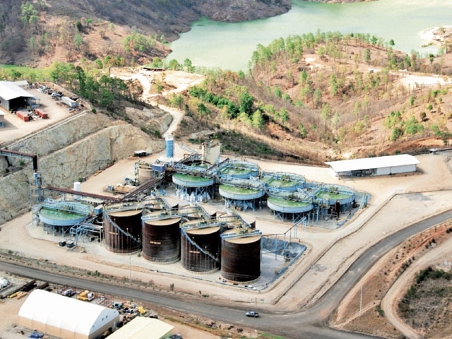 La Mina Marlín, operada por Montana Exploradora de Guatemala y subsidiada por la canadiense Goldcorp se encuentra entre San Miguel Ixtahuacán y Sipacapa, San Marcos. (Foto Prensa Libre: KATTIA VARGAS)