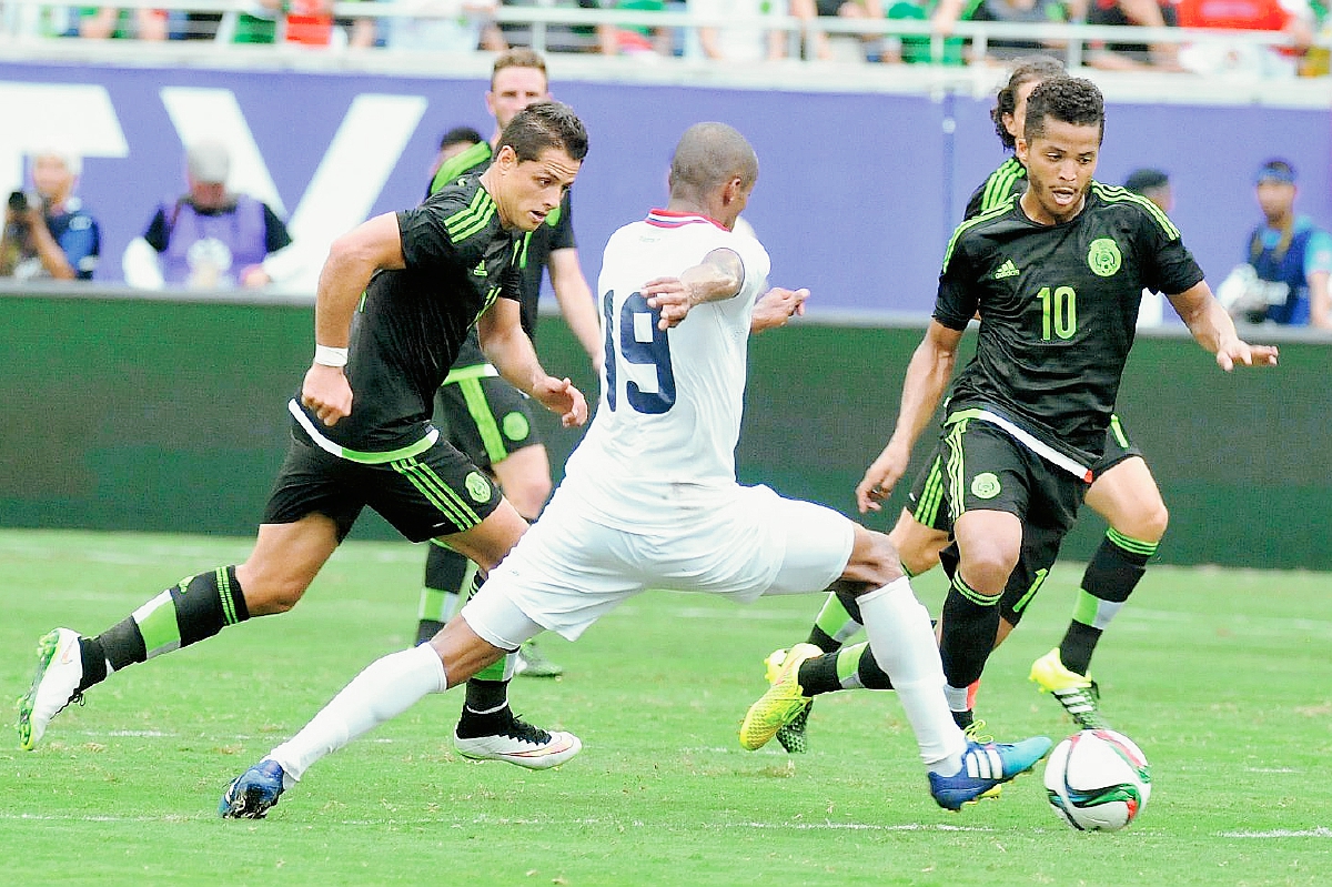 México viene de empatar 2-2 ante Costa Rica. (Foto Prensa Libre: EFE).