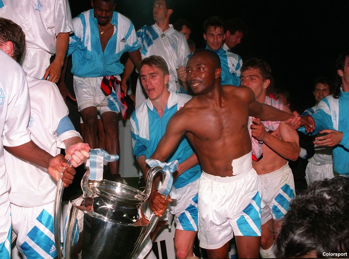Hace 25 años, el Marsella festejó el título de la Champions League al derrotar al AC Milán. (Foto Prensa Libre: Hemeroteca PL)