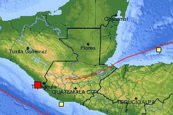 Sismo tuvo su epicentro en la costa del Pacífico. (Foto cortesía del Sistema Geológico de Estados Unidos)