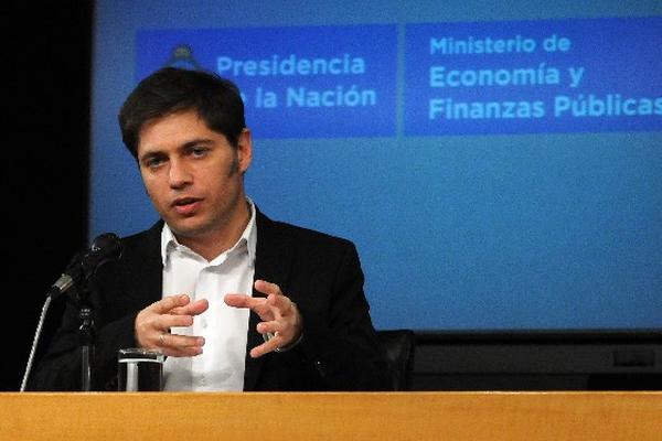 Axel Kicillof, ministro de Economía, argumentó que la solicitud es esencial para pagar a los bonistas. (Foto Prensa Libre: AFP)