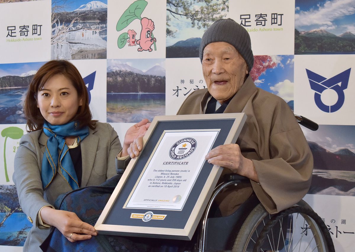 Un japonés de 112 años tiene el nuevo récord Guinness como el hombre más longevo del mundo