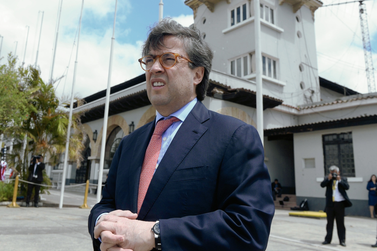 El presidente del Banco Interamericano de Desarrollo (BID), Luis Alberto Moreno. (Foto Prensa Libre: AFP / JOHAN ORDONEZ).