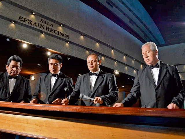 La Marimba de conciertos del Palacio Nacional se presentará mañana en el Teatro Nacional. (Foto Prensa Libre Cortesía Ministerio de Cultura y Deportes)