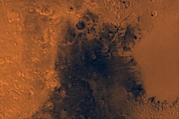 Complejo volcánico marciano Syrtis Major (Foto:NASA)