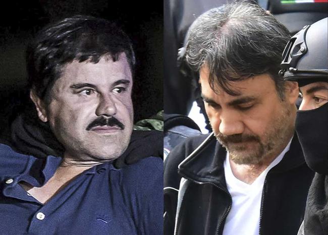 El "Licenciado" (derecha) llegó a ser considerado uno de los hombres fuertes del "Chapo". (Foto: AFP)