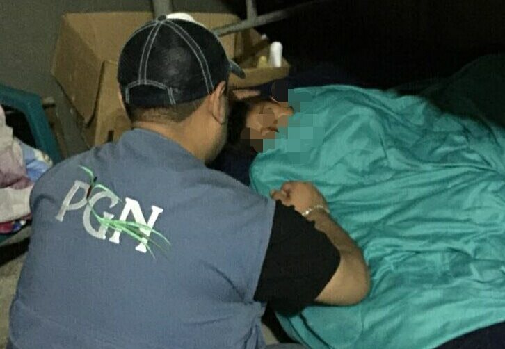 Los menores rescatados en Quiché se encuentran bajo el resguardo de la PGN. (Foto Prensa Libre: Cortesía PGN)