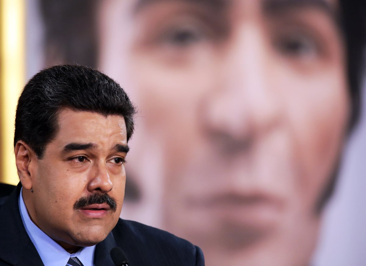 Nicolás Maduro, presidente de Venezuela. (Foto Prensa Libre: AFP).