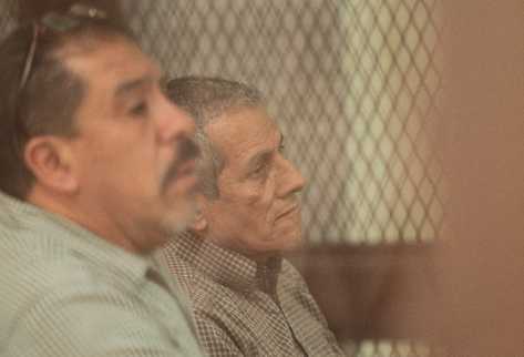 Juan Manuel Ralón Solórzano, de 52 años, y  Víctor Manuel Anleu Mogollón, 64, fueron procesados por dirigir grupo de encapuchados.