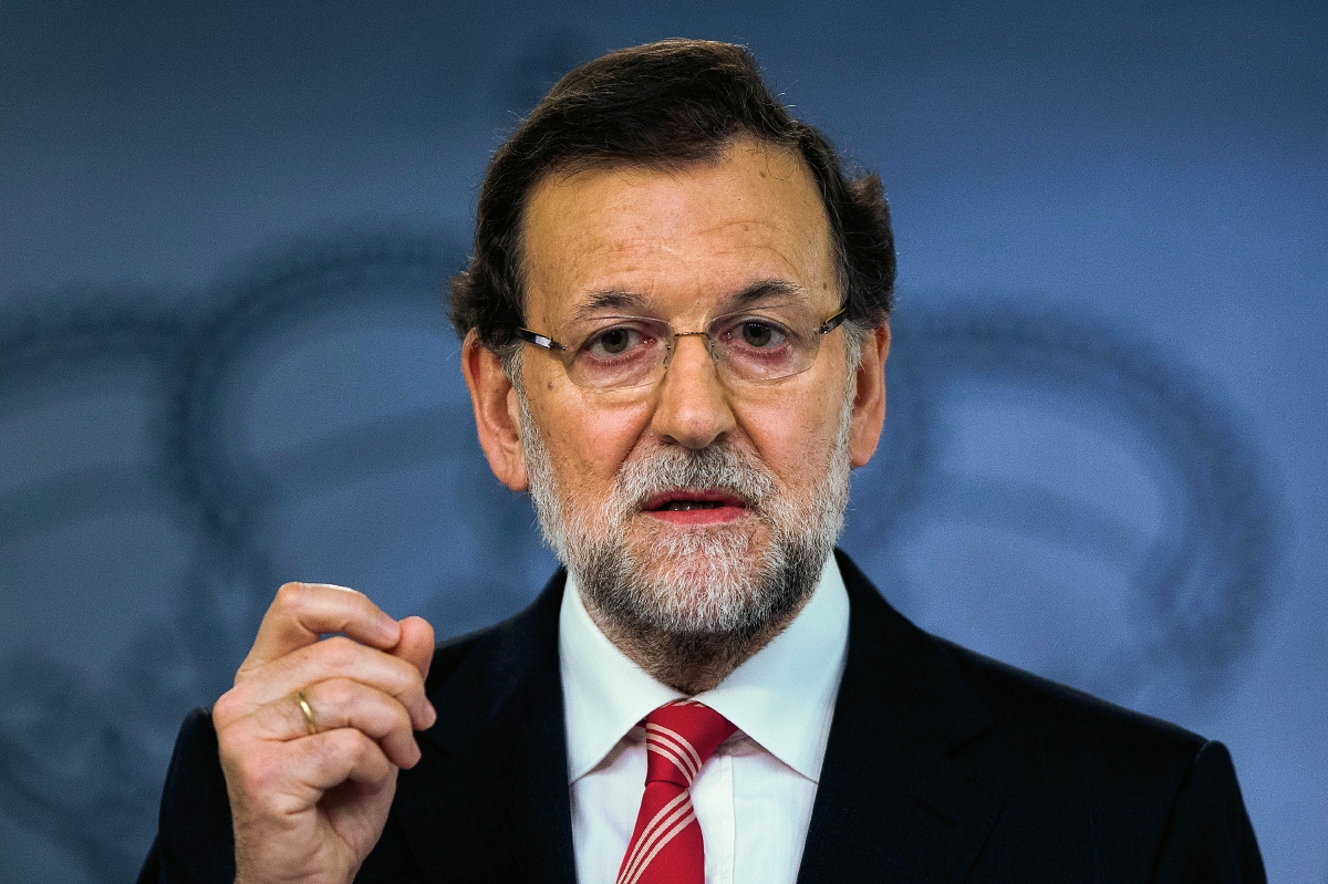 Mariano Rajoy, presidente del Gobierno Español arribó hoy a Guatemala. (Foto Prensa Libre: AP)