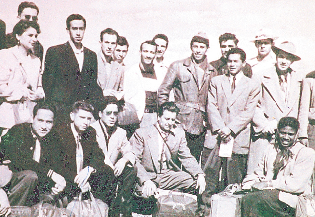 La primera delegacio?n oli?mpica de Guatemala en Helsinki 1952. (Foto: Hemeroteca PL)