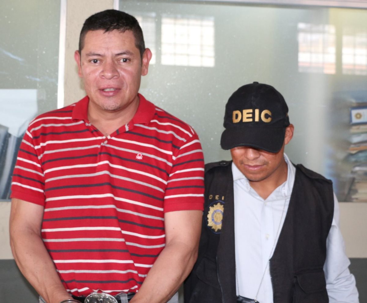 Supuesto violador en serie detenido en la zona 1.( Foto Prensa Libre: PNC)