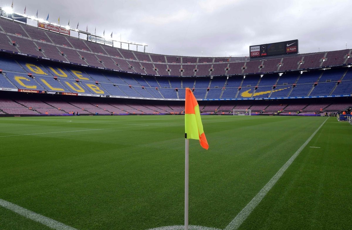 El domingo el FC Barcelona jugó a puerta cerrada el duelo frente a Las Palmas. (Foto Prensa Libre: EFE)