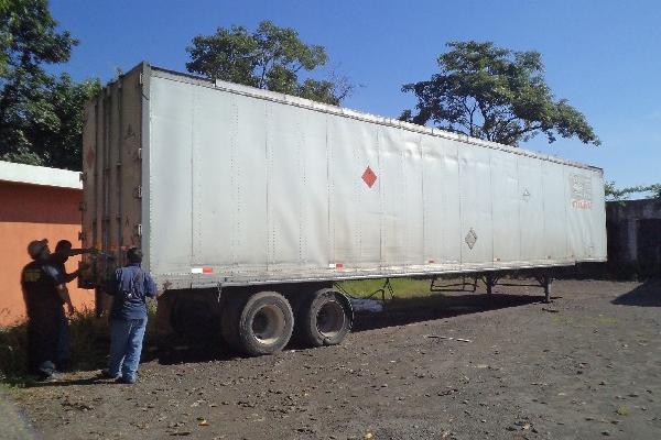 Autoridades recuperan  cargamento de tíner.
