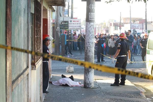 hombre muerto  fue localizado en la zona 19.