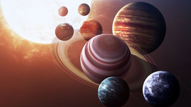 ¿Son estos los verdaderos colores de los planetas? THINKSTOCK