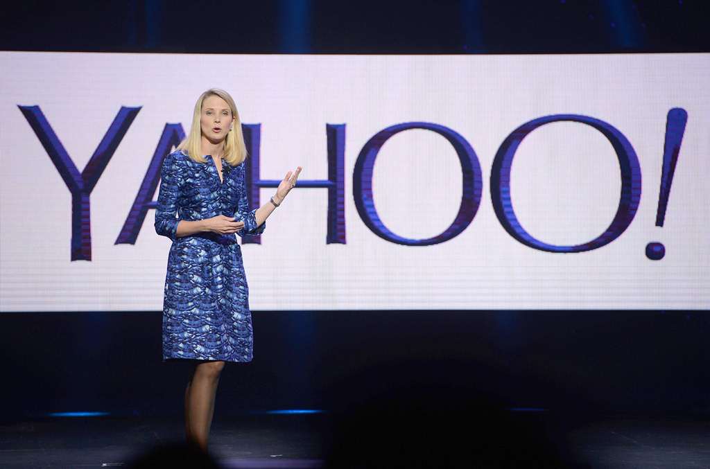 Marissa Mayer, directora ejecutiva de Yahoo. (Foto Prensa Libre: AFP)