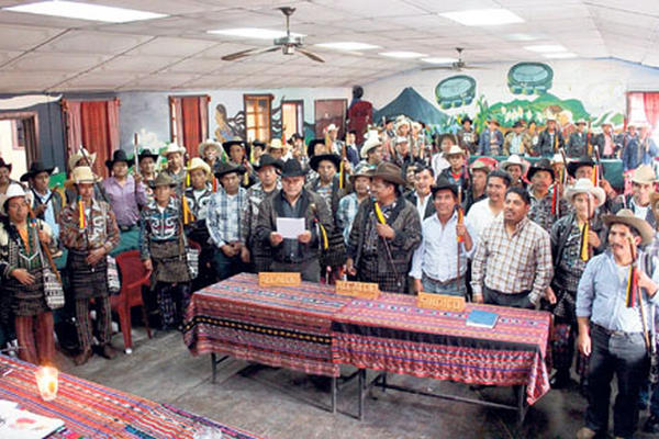 La asamblea de los 83 alcaldes indígenas de Sololá se efectuó el pasado 10 de octubre. Los alcaldes exigen a la CC que analice la elección de magistrados.