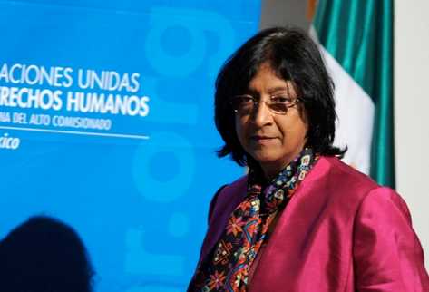 La Alta Comisionara se reunirá con el presidente Otto Pérez Molina, la vicepresidente Roxana Baldetti, y otros funcionarios de gobierno. (Foto Prensa Libre: EFE)