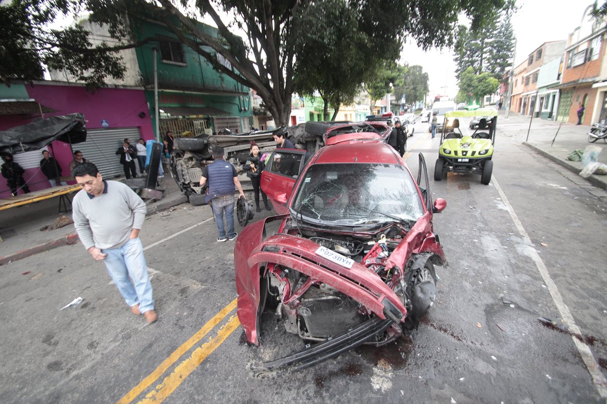 Los accidentes de tránsito fueron los más atendidos el 24 de diciembre. (Foto Prensa Libre: Hemeroteca PL)