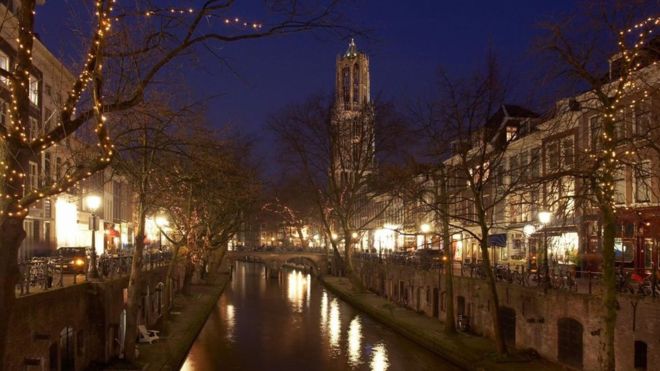 En Utrecht todavía se pueden apreciar los efectos de aquel devastador episodio. ALAMY