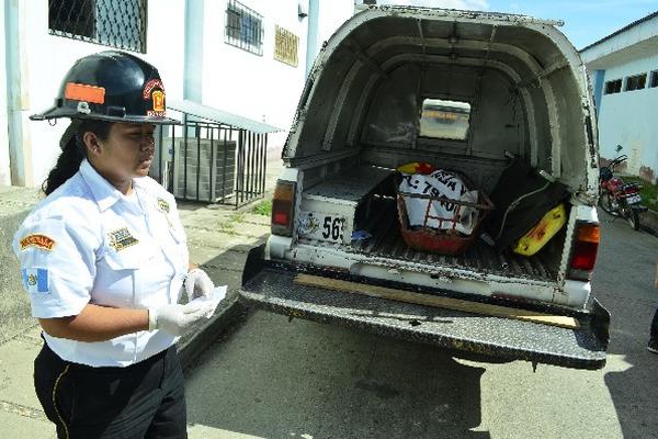 El Cadáver fue  trasladado a la morgue.