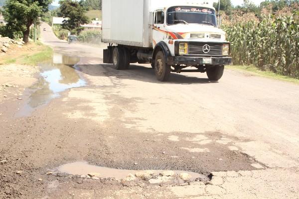 varios tramos de La ruta del Paisaje están   intransitables.