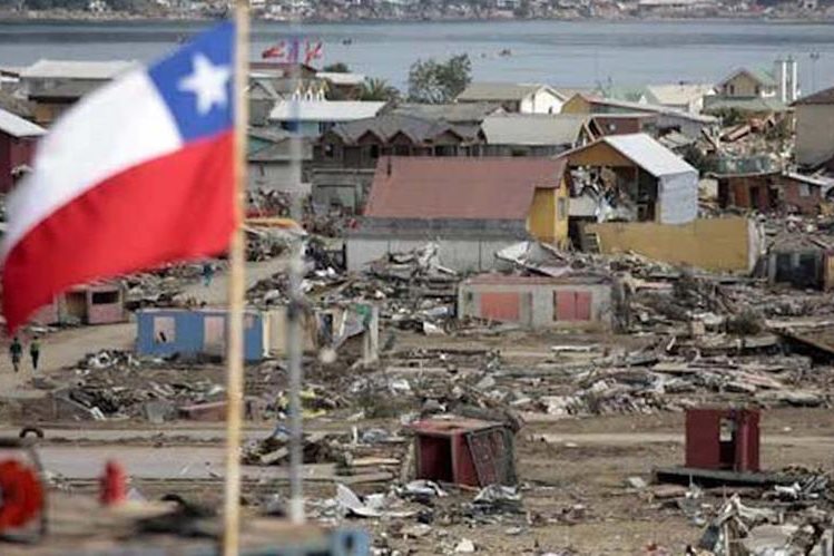 Científicos comprobaron que el terremoto como el de Maule, Chile, del 2010 ocurrió en momentos de una gran fuerza de marea alta. (Foto Prensa Libre: EFE)
