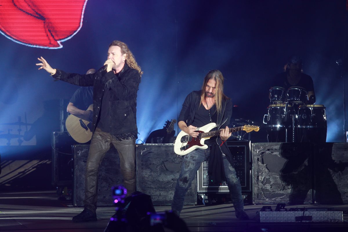 Maná emociona a sus fanes con cada uno de sus temas, en el concierto en Guatemala. (Foto Prensa Libre: Óscar Rivas)