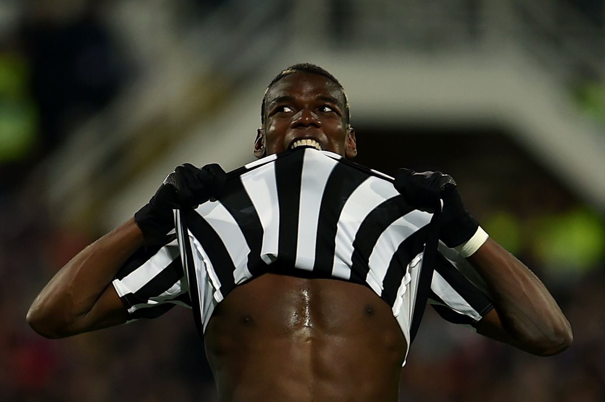 Paul Pogba tuvo una aceptable temporada con la Juventus. (Foto Prensa Libre: AFP)