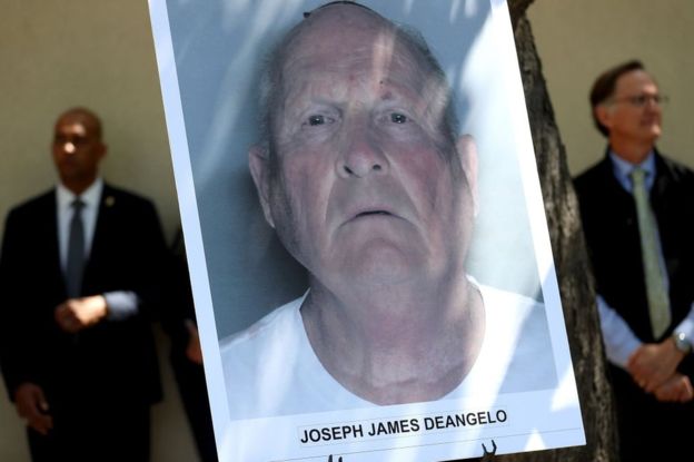 Joseph James DeAngelo fue identificado como el llamado "asesino del Golden State" a través del ADN hereditario. (GETTY IMAGES)