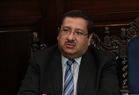 El ministro de Finanzas, Dorval Carías, explicó el procedimiento para la renovación del directorio de la SAT y cambios necesarios. (Foto Prensa Libre: Hemeroteca PL)