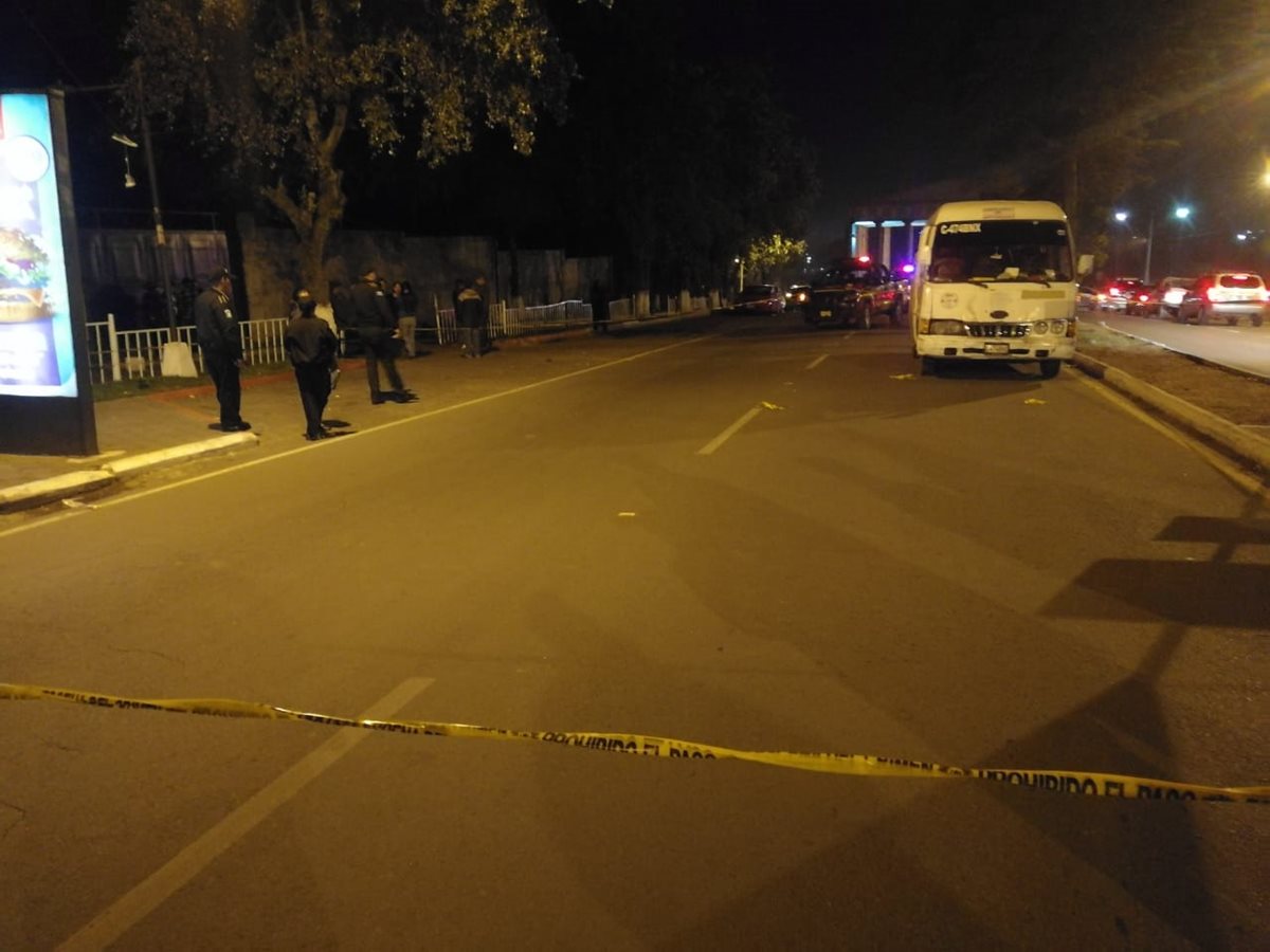 La Policía detalló que el piloto no era víctima de extorsión. (Foto Prensa Libre: Fred Rivera)